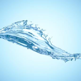 splash of clean water