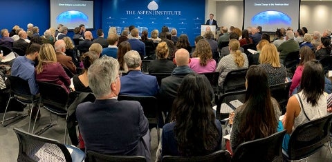 Yale Environmental Dialogue event at the Aspen Institute in Washington DC