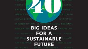 40 big ideas for a sustainable future