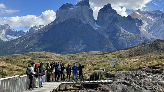 The group at Torres del Paine