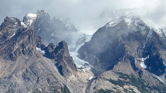 Glacier in Chile’s Torres del Paine