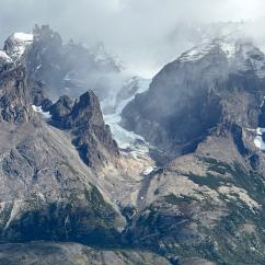 A glacier in Torres del Paine