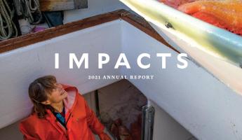 Impacts 2021 Annual Report cover image