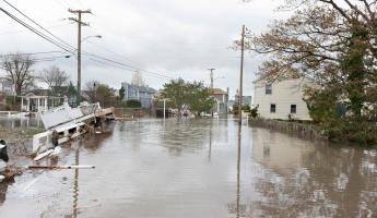 Flooding caused by Hurricane Sandy