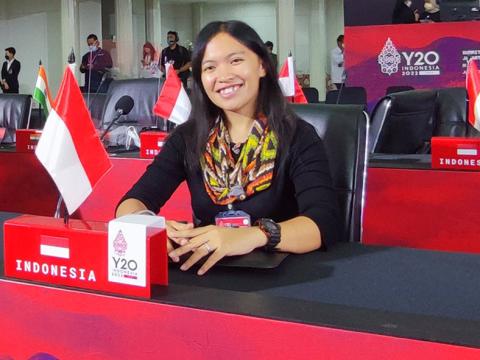 Caroline Tasirin at Y20 Indonesia