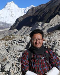 Dechen Dorji in the high mountains