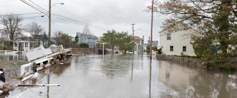 Flooding caused by Hurricane Sandy