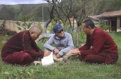 yufang gao with tibetan buddhist monks 19